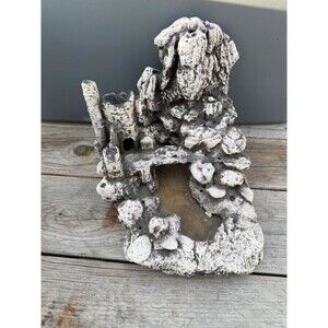 Resin Castle Mountain Fish Tank Decor